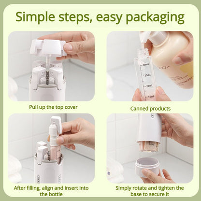 4-in-1 Rotating Travel Dispenser System