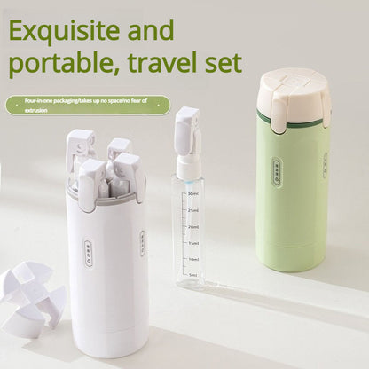 4-in-1 Rotating Travel Dispenser System